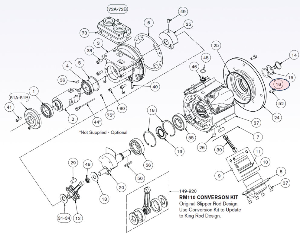 100-049 - Crankshaft Spacer Shim