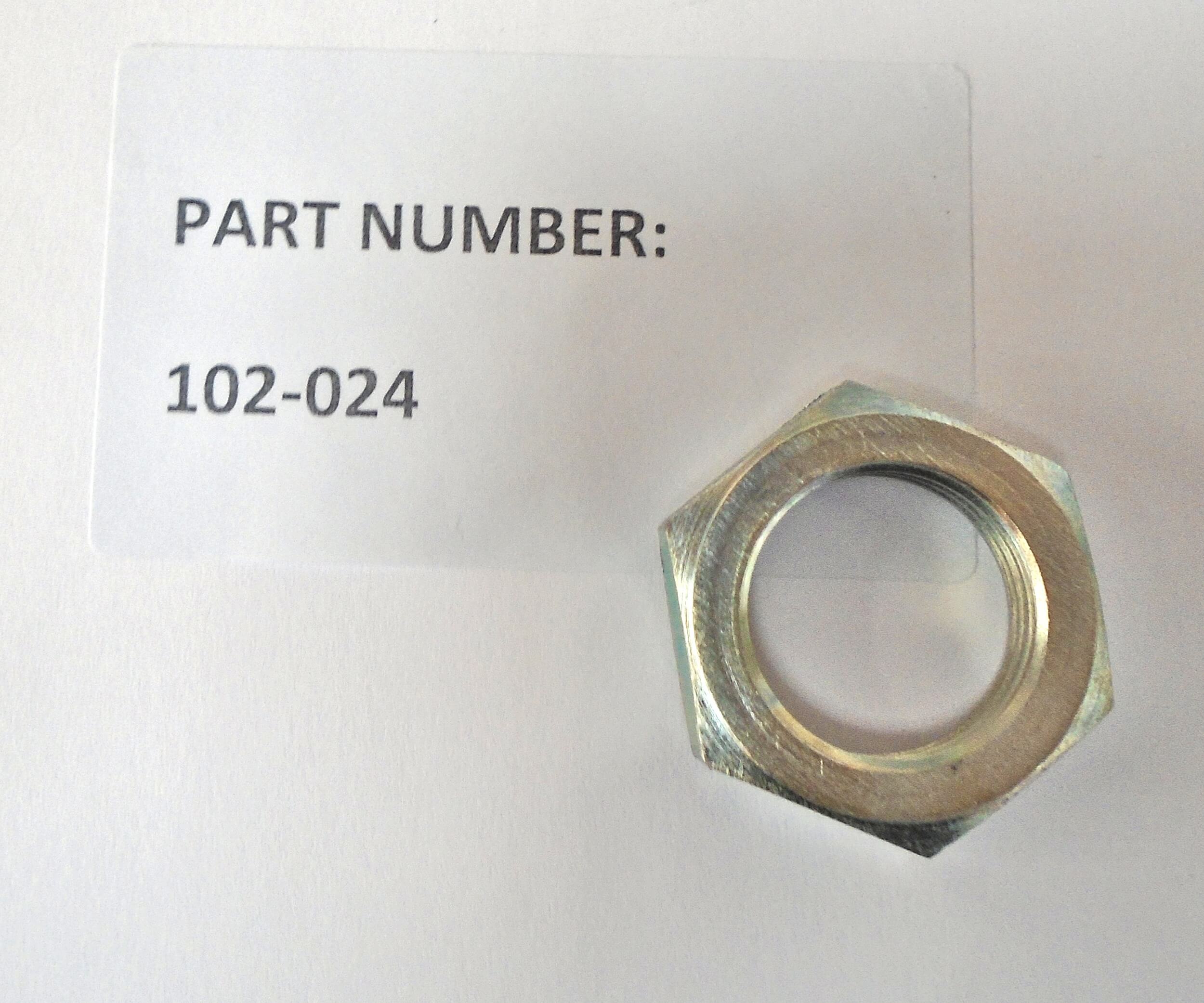 102-024 - Hex Nut 1/2" BSP