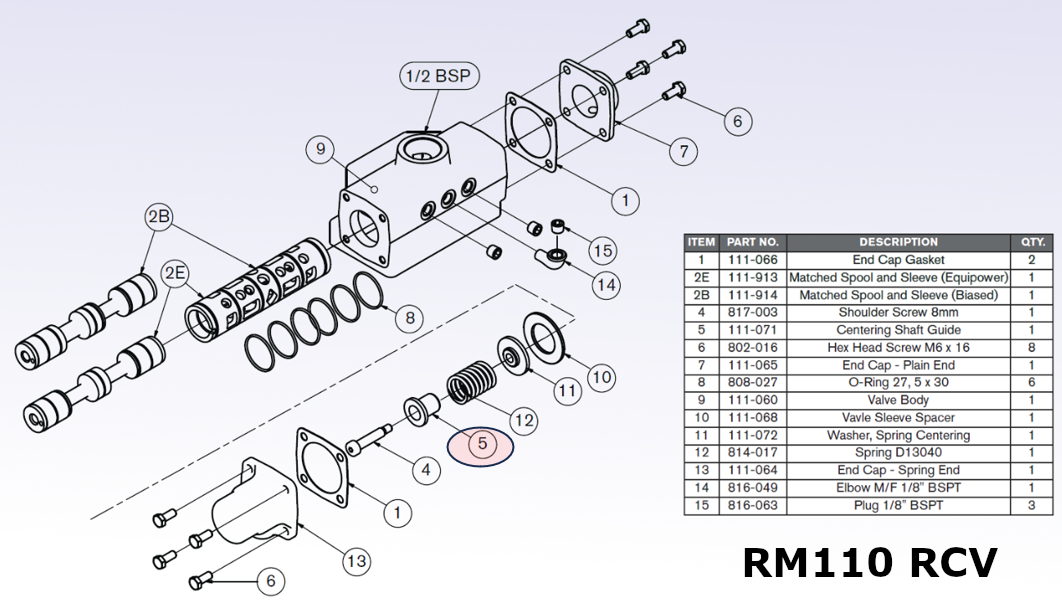 111-071 - Centering Shaft Guide