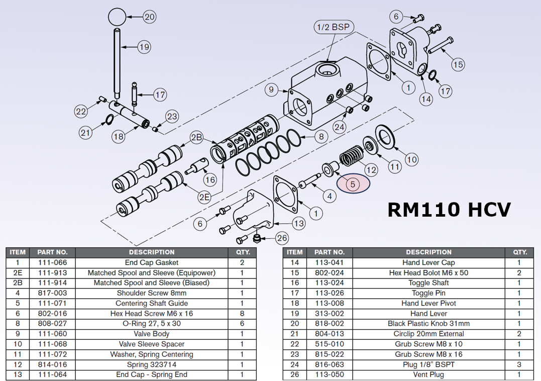 111-071 - Centering Shaft Guide