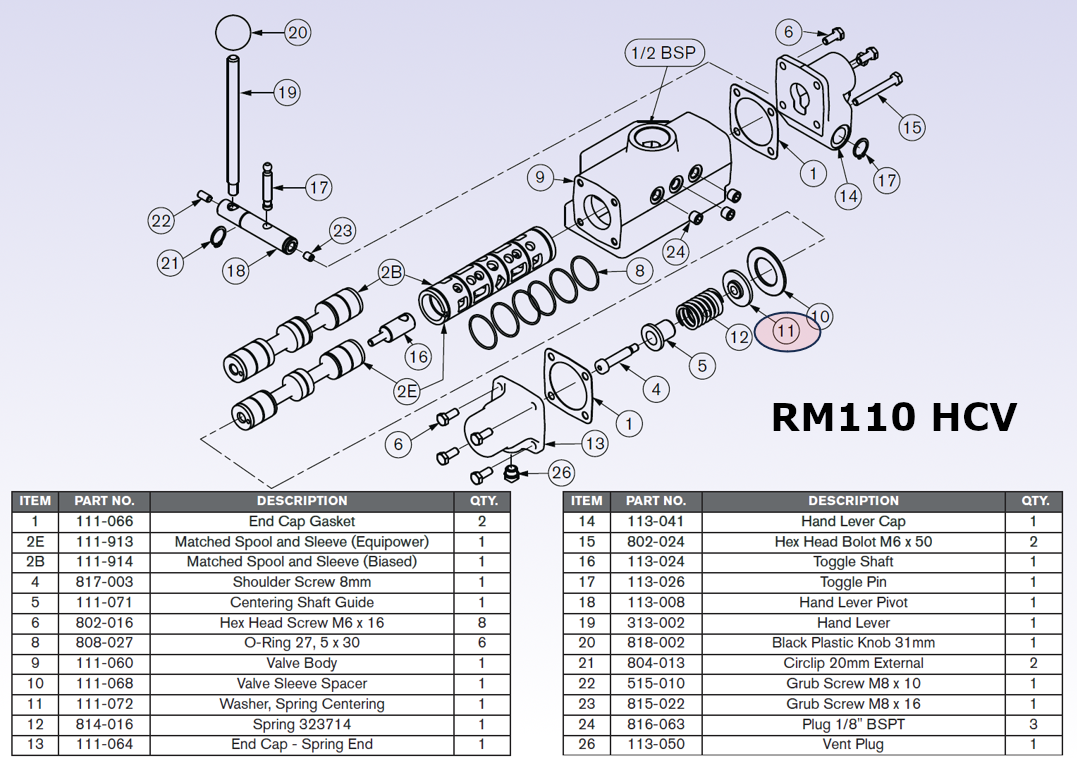 111-072 - Washer Spring Centering