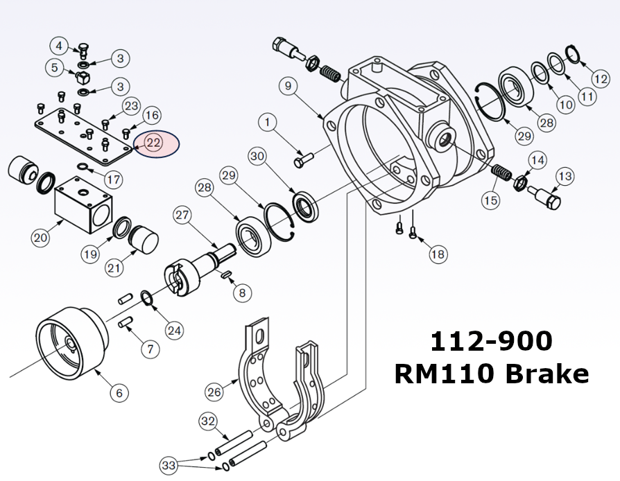 112-013 - Block Support Plate