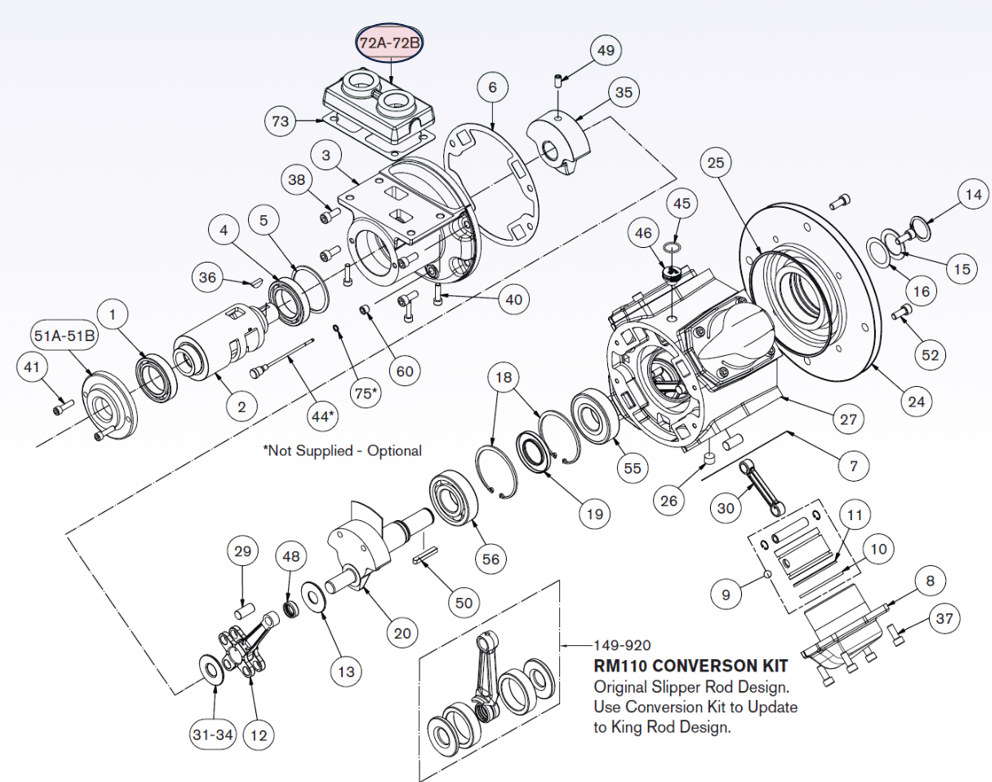 130-003 - Inlet Adaptor Plate (BSP)