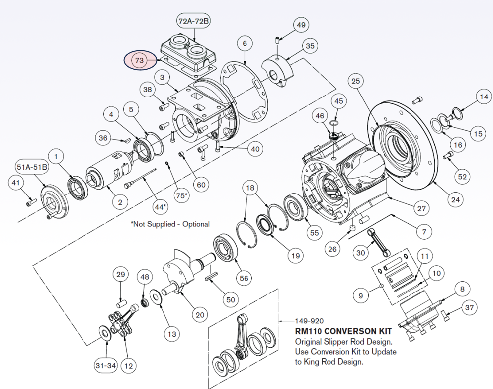 130-004 - Inlet Adaptor Plate Gasket