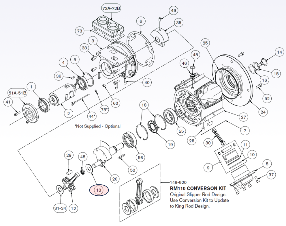 140-013 - Crankshaft Spacer