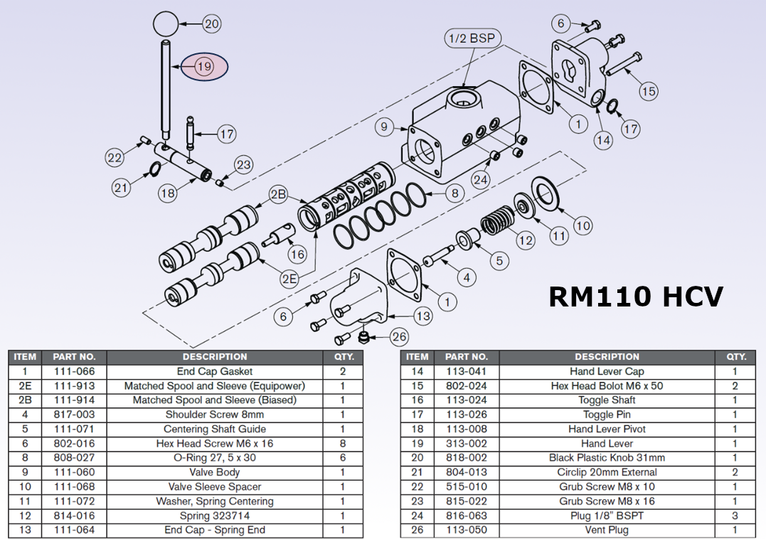 313-002 - Hand Lever