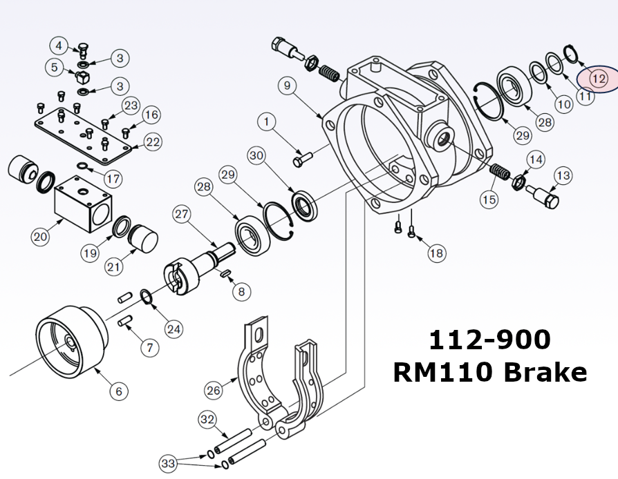 804-006 - Circlip 19mm (External)