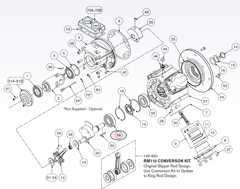 807-007 - Output Shaft Bearing