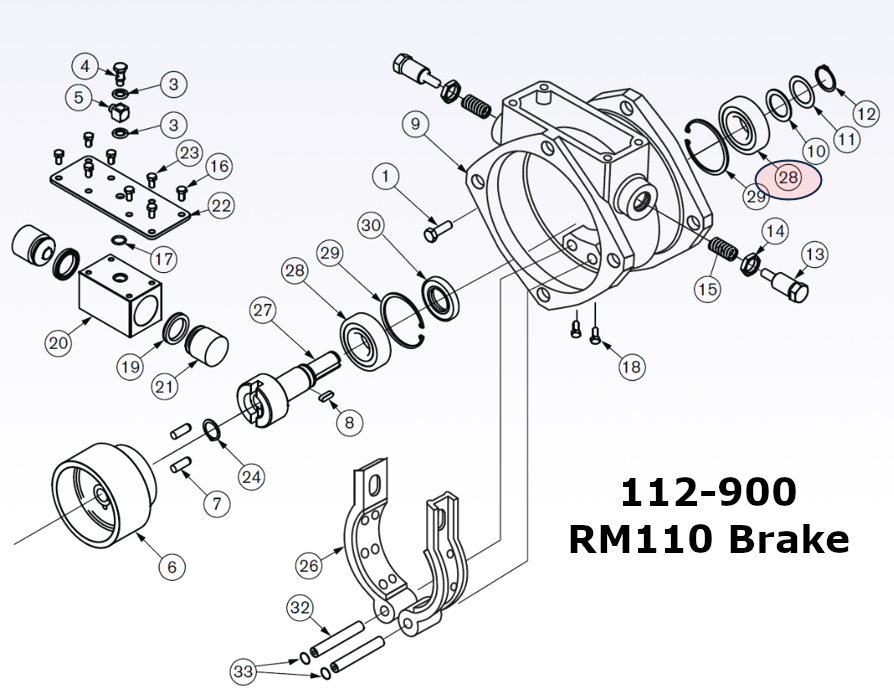 807-007 - Output Shaft Bearing