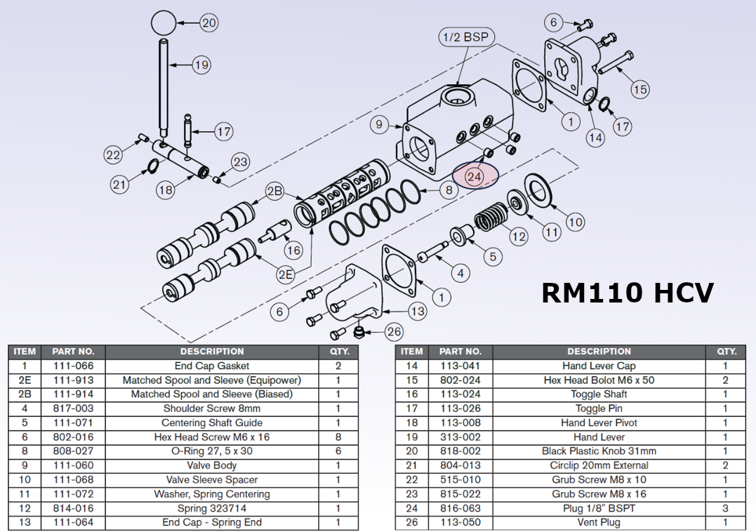 816-063 - Plug 1/8" BSPT