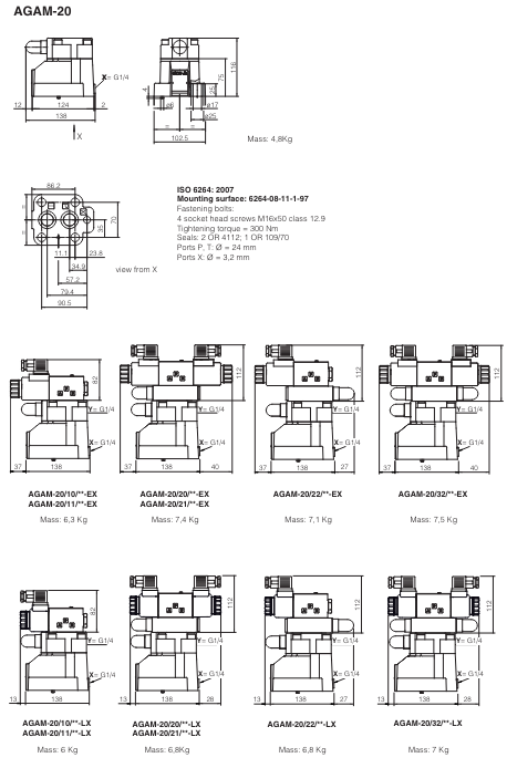 AGAM - Subplate Mounted P/O Relief Valve