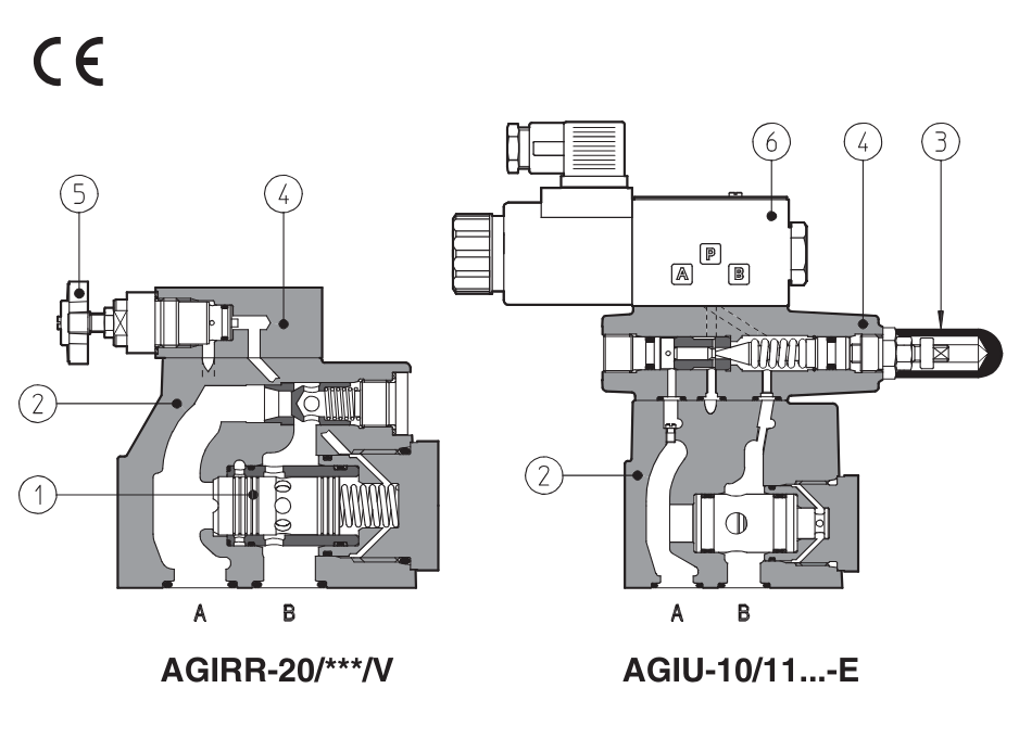 AGIR - Subplate Mounted P/O Reducing Valve