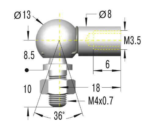 C3.5 - Angle Ball Joint