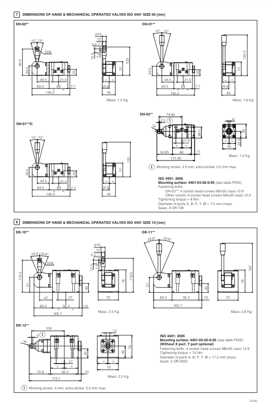 DK10 - Cetop Subplate Mounted Directional Valve