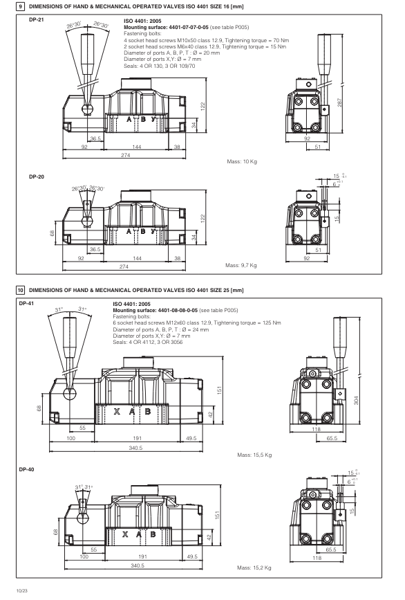 DK11 - Cetop Subplate Mounted Directional Valve