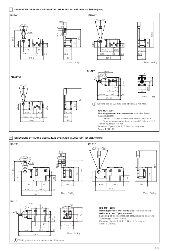 DP21 - Cetop Subplate Mounted Directional Valve