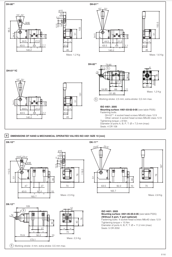 DP40 - Cetop Subplate Mounted Directional Valve