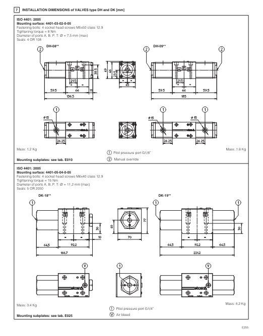 DP49 - Cetop Subplate Mounted Directional Valve