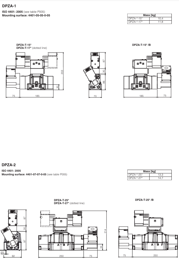 DPZA-T - Proportional Directional Valve