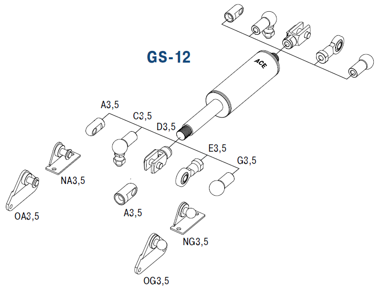 GS-12 - Gas Springs (Push)