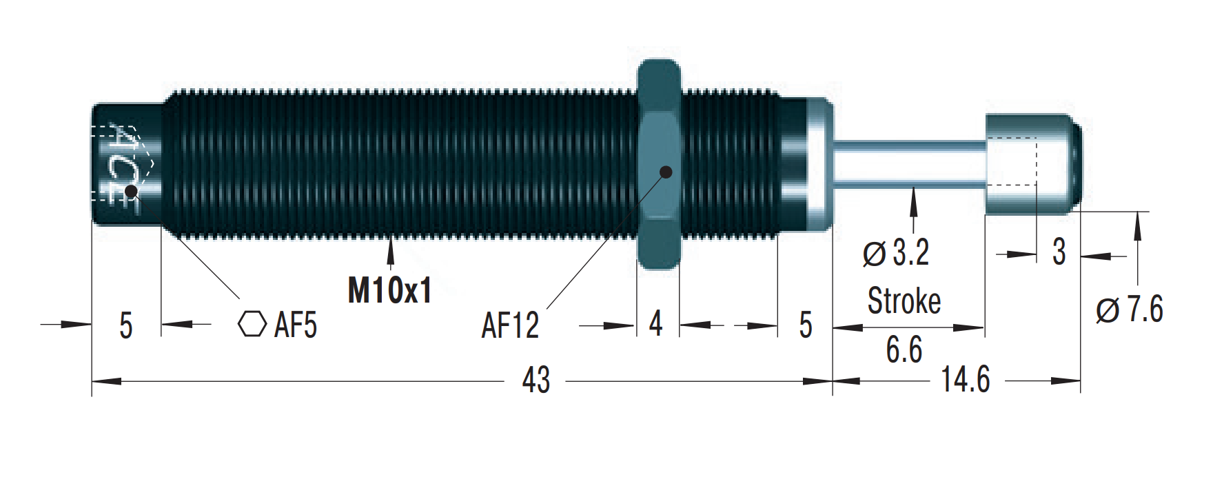 MC25 - Miniature Shock Absorber