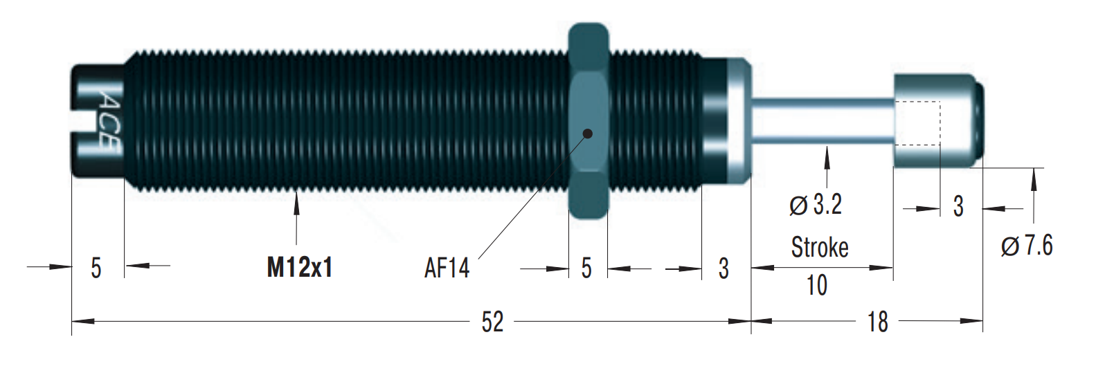 MC75EUM - Miniature Shock Absorber