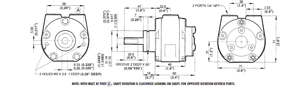 V1 - Vane Air Motor (0.44kW)